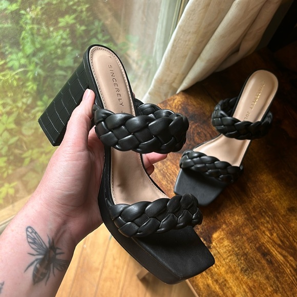 Sincerly Jules Shoes - SINCERELY JULES Braided Heels